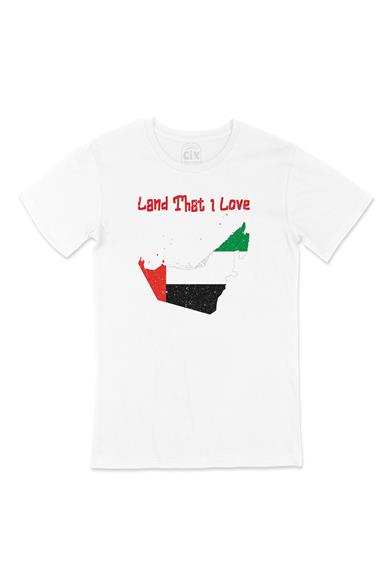 Land That I Love UAE Beyaz Tişört