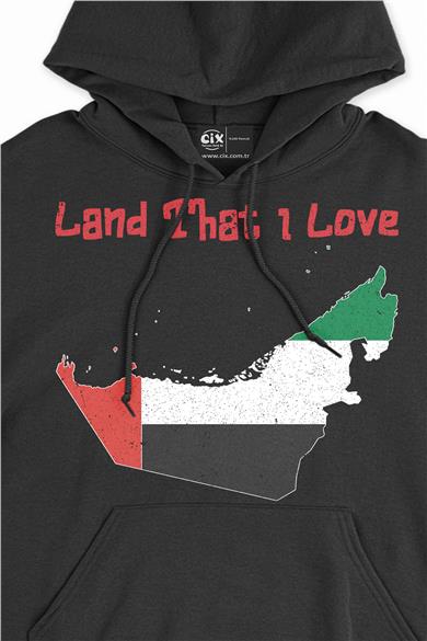 Land That I Love UAE Kapşonlu Sweatshirt Hoodie