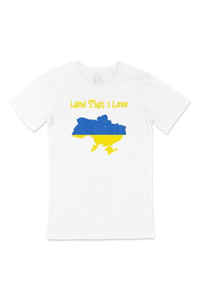 Land That I Love Ukrayna Beyaz Tişört