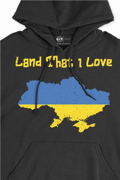 Land That I Love Ukrayna Kapşonlu Sweatshirt Hoodie
