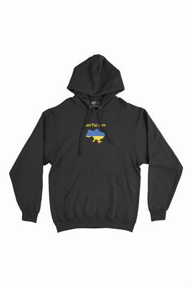 Land That I Love Ukrayna Minimal Kapşonlu Sweatshirt Hoodie