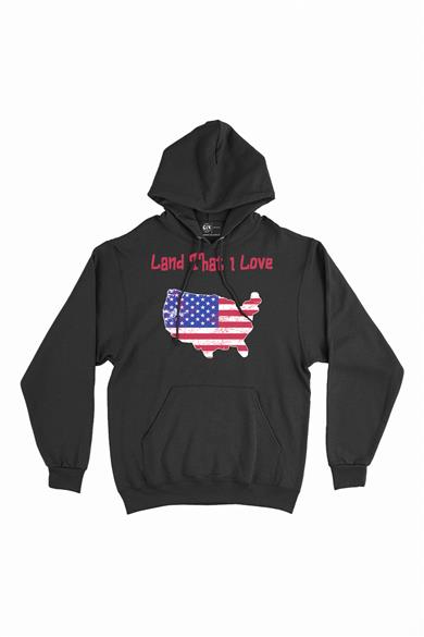 Land That I Love USA Kapşonlu Sweatshirt Hoodie