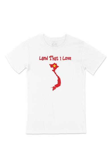 Land That I Love Vietnam Beyaz Tişört