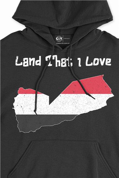 Land That I Love Yemen Kapşonlu Sweatshirt Hoodie