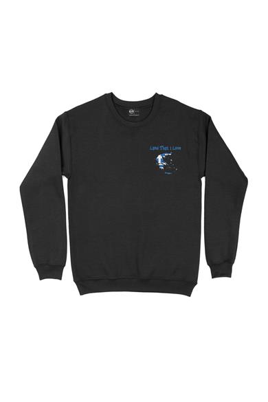 Land That I Love Yunanistan Cep Tasarım Baskılı Sweatshirt