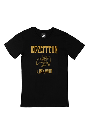 Led Zeppelin Jack White Siyah Tişört