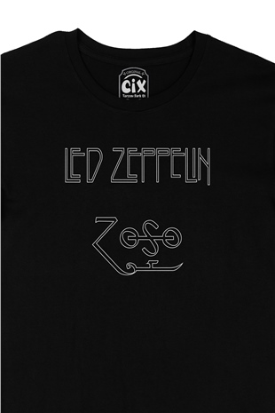 Led Zeppelin Jimmy Page Siyah Tişört