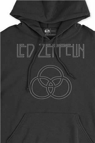 Led Zeppelin John Bonhamb Siyah Sweatshirt Hoodie