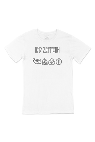 Led Zeppelin Logo Tasarım Tişört