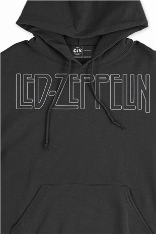 Led Zeppelin Siyah Sweatshirt Hoodie