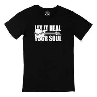 Let It Heal Your Soul Siyah Tişört