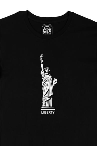 Liberty Özgürlük Anıtı Siyah Tişört