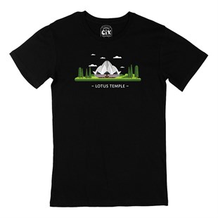 Lotus Tapınağı Siyah Tişört