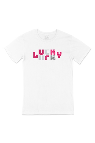 Lucky Şanslı Pembe Tişört