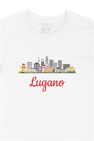 Lugano Manzaralı Tişört