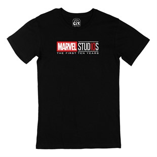 Marvel Studious 10. Yıl Siyah Tişört