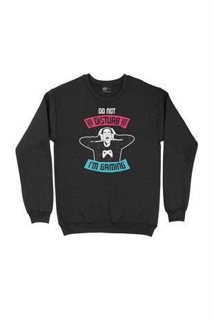 Mavi Do Not Distrub Siyah Sweatshirt