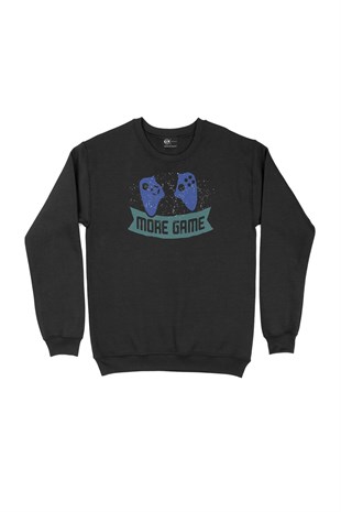 Mavi More Game Siyah Sweatshirt