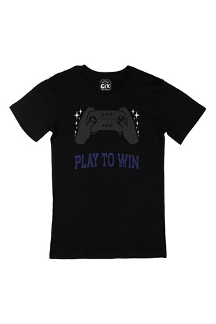 Mavi Play To Win Siyah Tişört