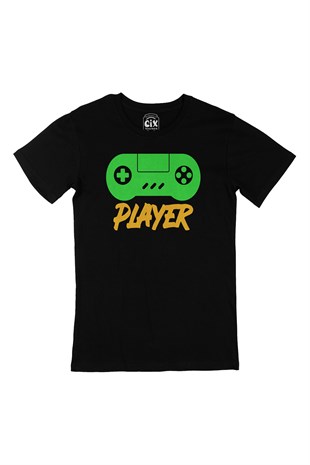 Mavi Player Siyah Tişört