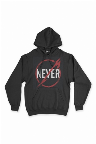 Metallica Through the Never Siyah Sweatshirt Hoodie