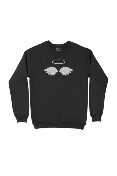 Melek Kanatlı Halka Sweatshirt