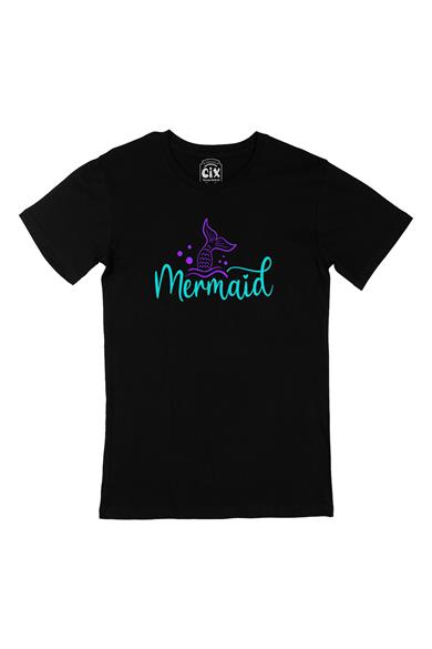 Mermaid Siyah Tişört