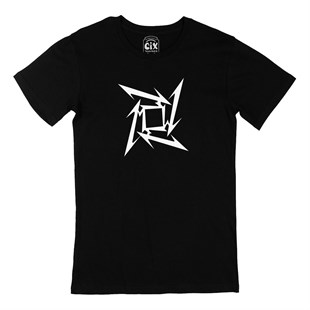 Metallica Ninja Star Siyah Tişört