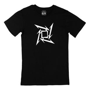 Metallica Ninja Star Siyah Tişört