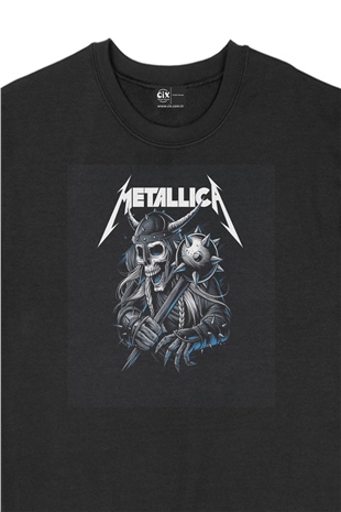 Metallica Skull Siyah Sweatshirt