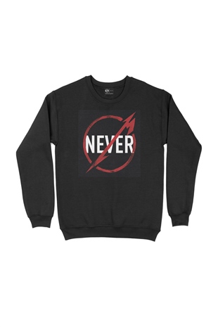 Metallica Through the Never Siyah Sweatshirt