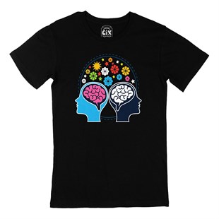 Mindful Düşünce Siyah Tişört