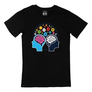 Mindful Düşünce Siyah Tişört