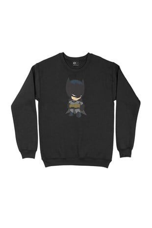 Mini Batman Siyah Sweatshirt