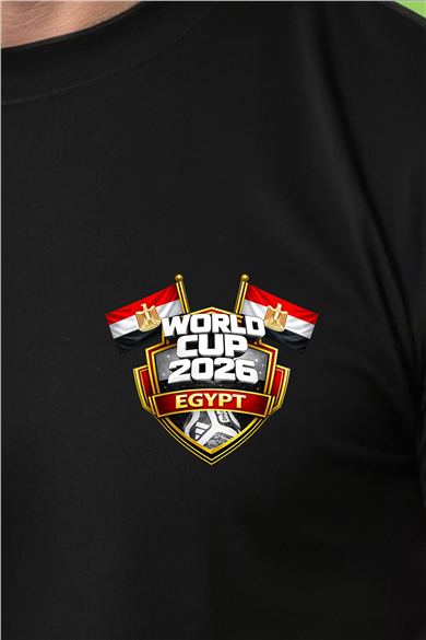 Mısır Dünya Kupası 2026 Siyah Tişört