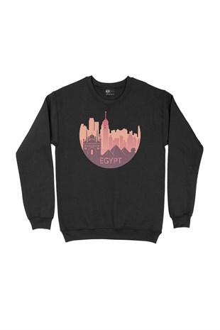 Mısır Siyah Sweatshirt