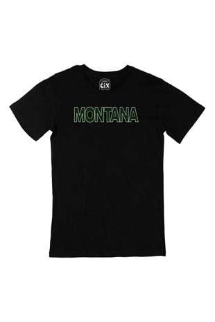 Montana Siyah Tişört