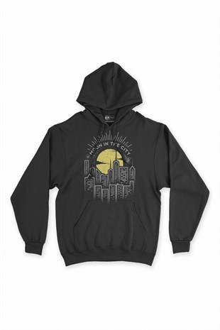 Moon In The City Kapşonlu Sweatshirt Hoodie