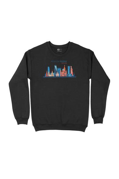 Moskova Rusya renkli Sweatshirt