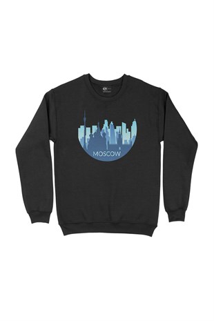 Moskova Siyah Sweatshirt