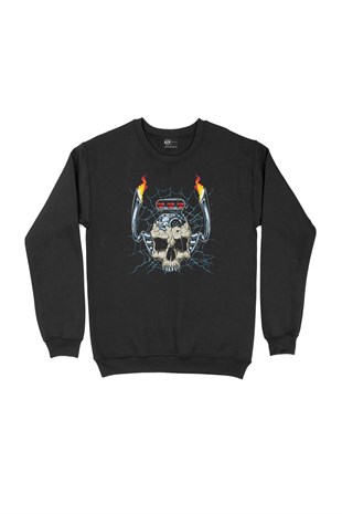 Motor Kuru Kafa Sweatshirt