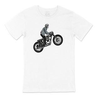 Motorcu Kuru Kafa Tişört