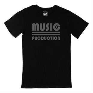 Music Production Siyah Tişört
