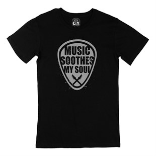 Music Soothes My Soul Siyah Tişört