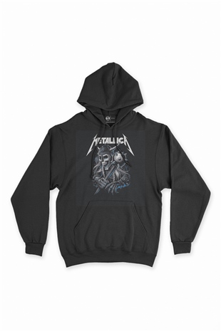 Metallica Skull Siyah Sweatshirt Hoodie