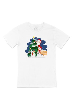 Mutlu Yıllar Santa Claus Tişört