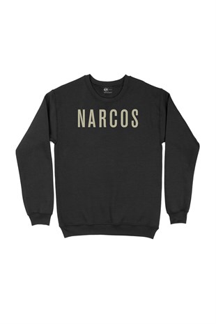 Narcos Orijinal Siyah Sweatshirt