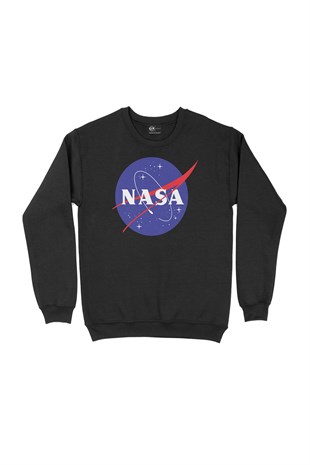 Nasa Siyah Sweatshirt