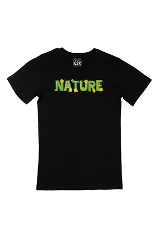 Nature Doğa Siyah Tişört