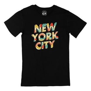 New York City Siyah Tişört